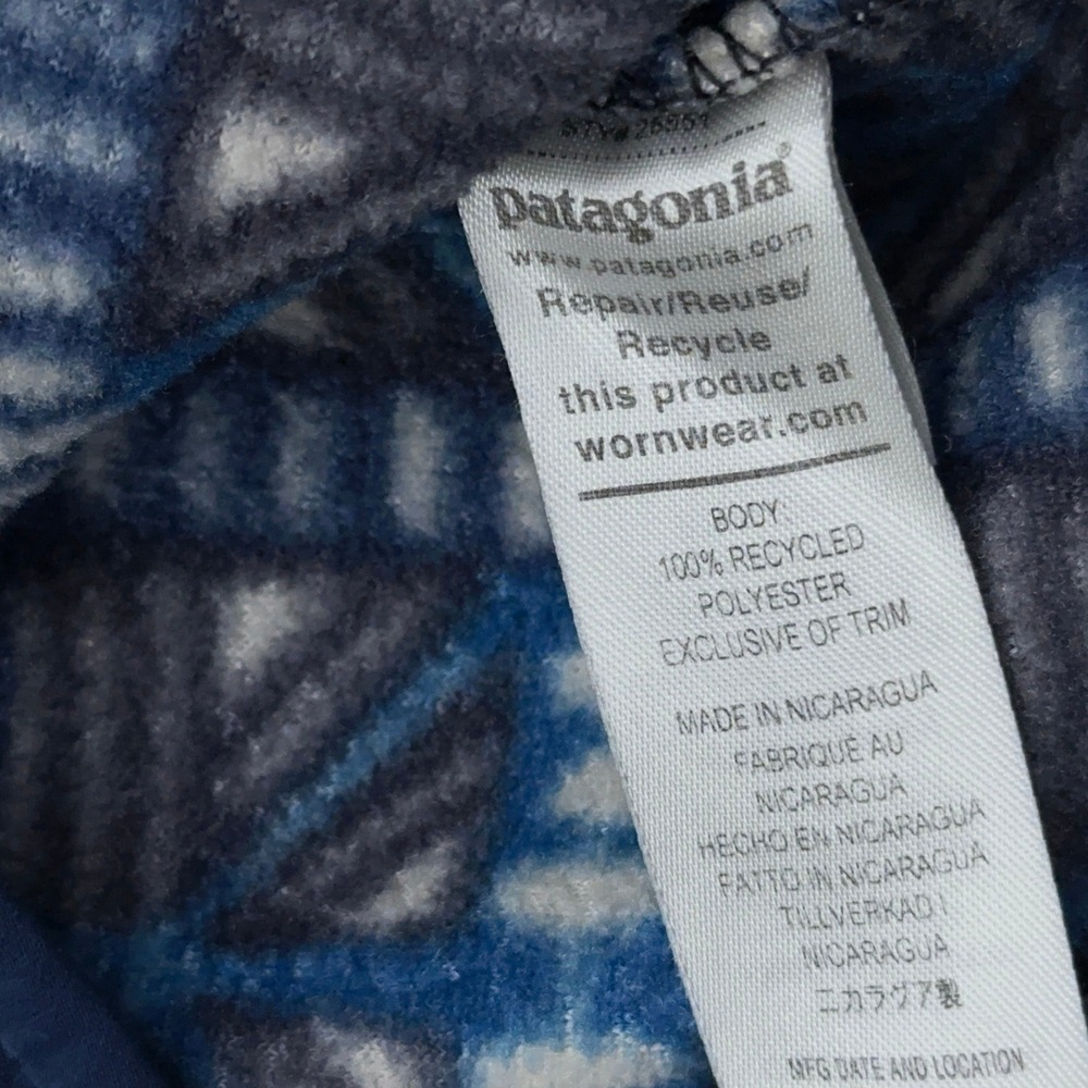 Patagonia Lightweight Synchilla Snap-T Pullover Men's L Snow Beam Dark Natural - Picture 4 of 10